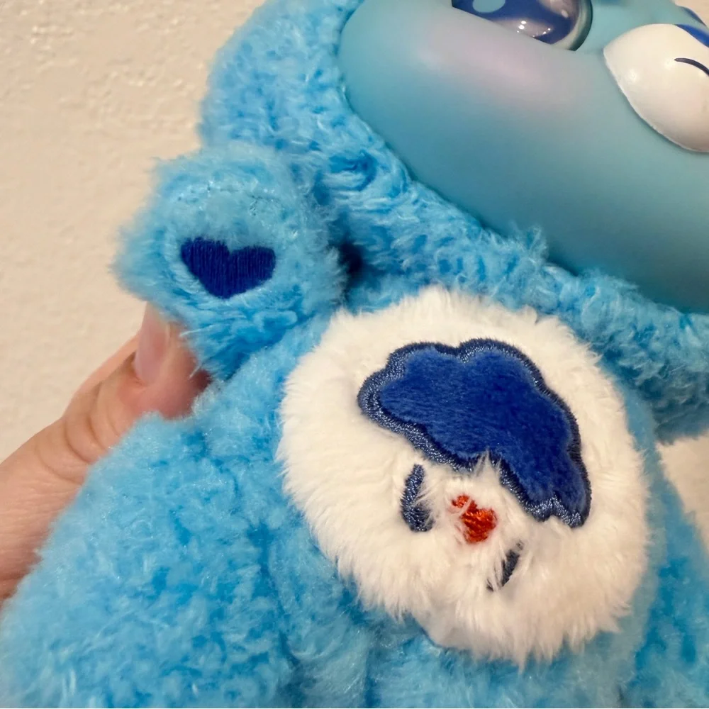 Care Bears Caring Cuties Plush Clip-On Keychain - Grumpy Bear - Picture 10 of 12